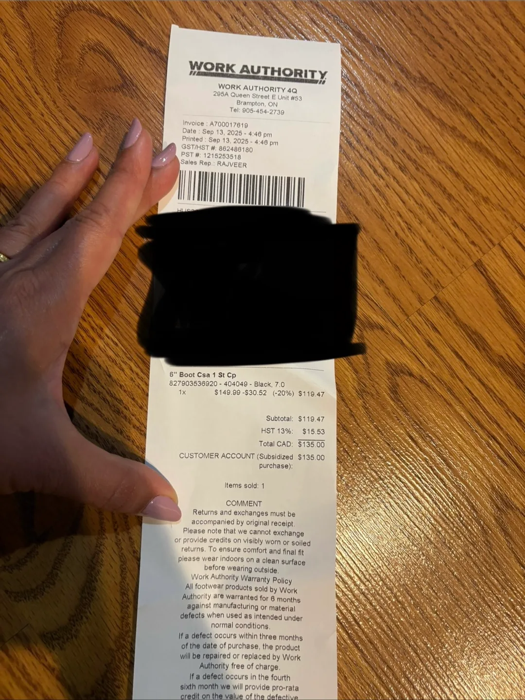 Black Safety Boots also winter shoes - US 7 image indicator(6)