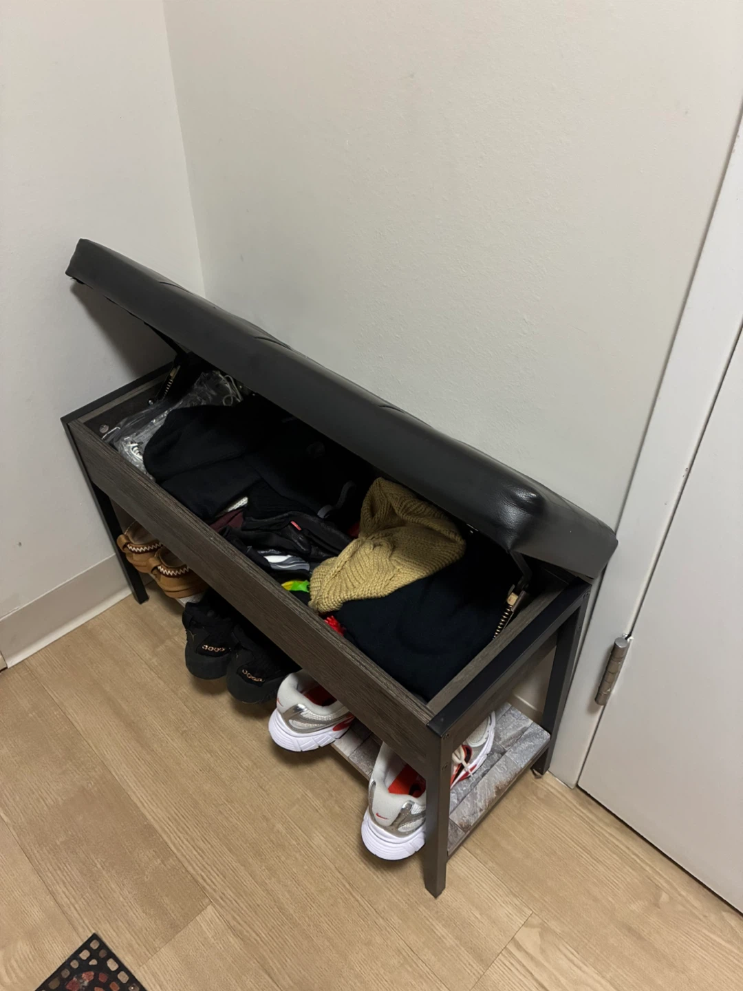 Storage Bench with Shoe Rack - photo 3