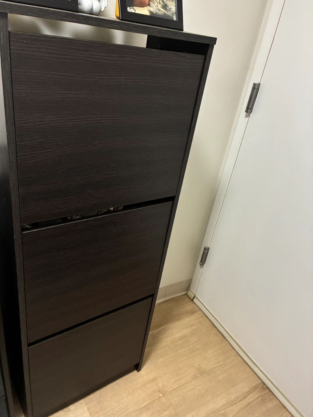 Dark Brown Shoe Cabinet - photo 3