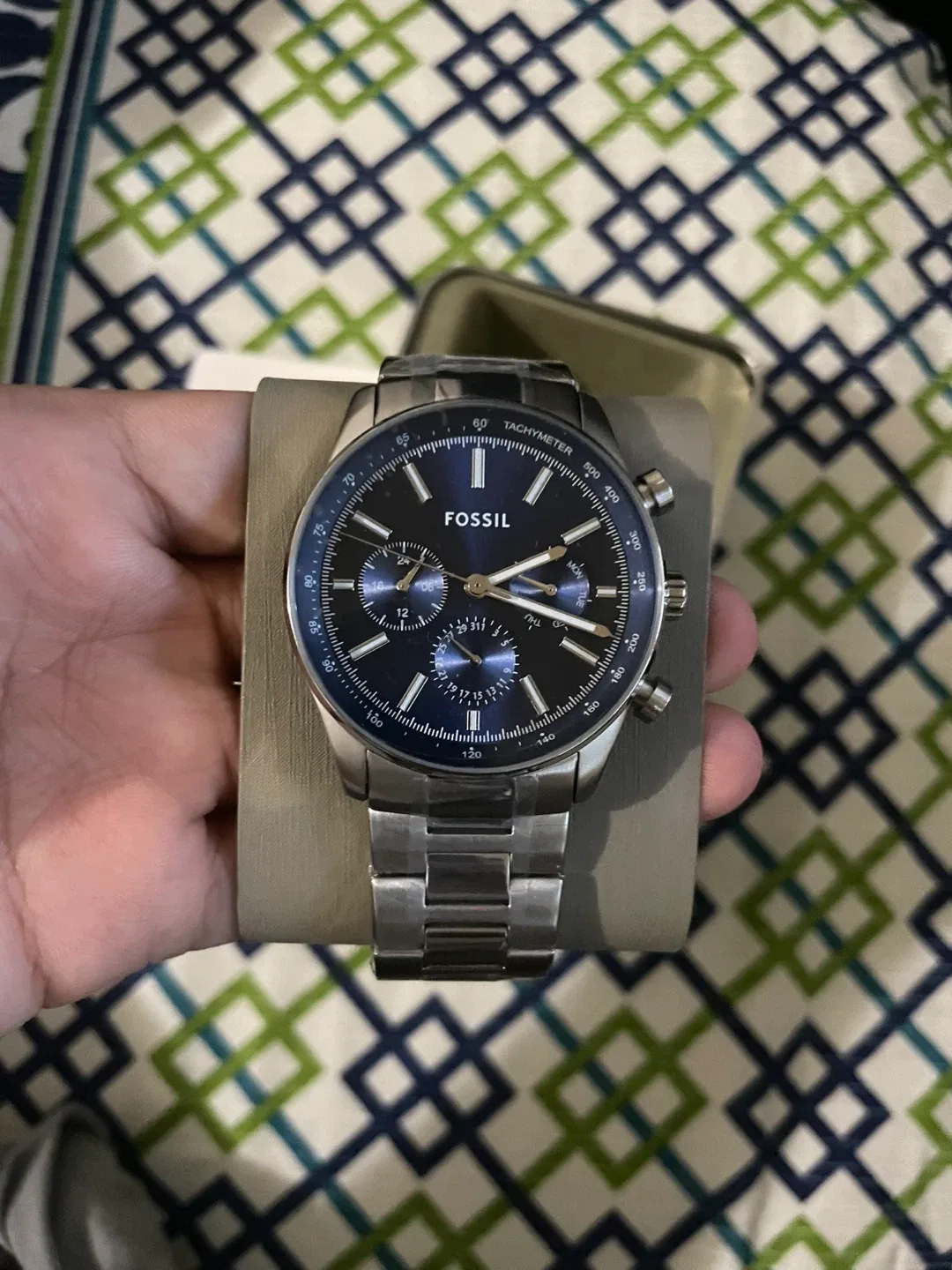 Men’s Fossil Watch - Blue Dial image indicator(2)