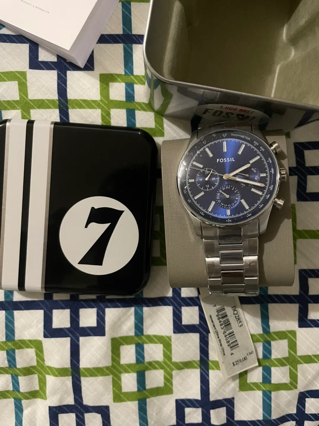 Men’s Fossil Watch - Blue Dial image indicator(5)