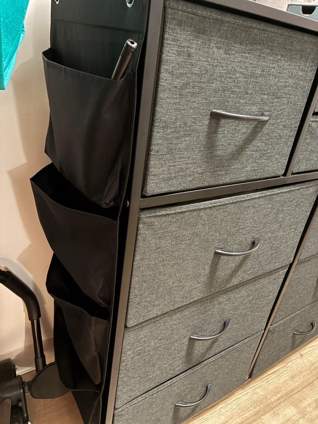 Gray Fabric Storage Dresser image indicator(2)