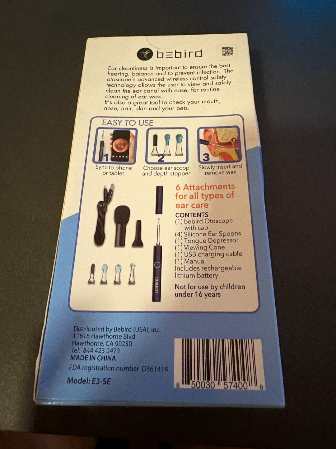 bebird Ear Wax Removal System E3-SE image indicator(2)