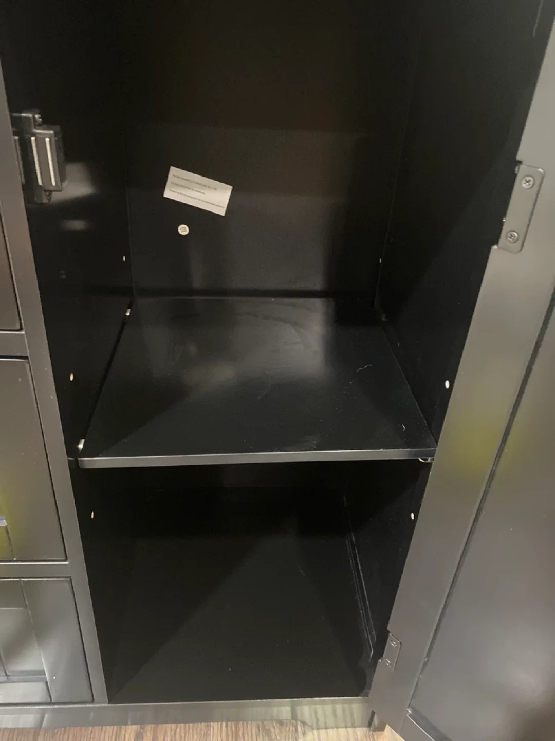 Black Kitchen Island Cart with Storage image indicator(3)