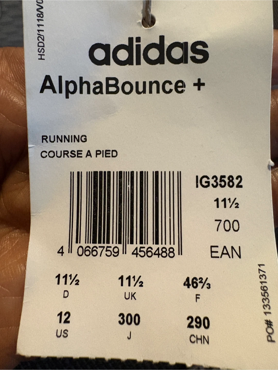 Adidas AlphaBounce+ Running Shoes - Size 12 US - photo 2