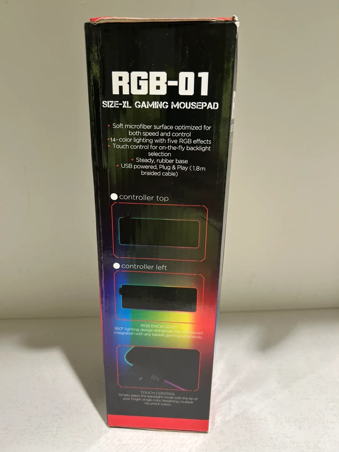 New RGB-01 Size-XL Gaming Mousepad image indicator(5)
