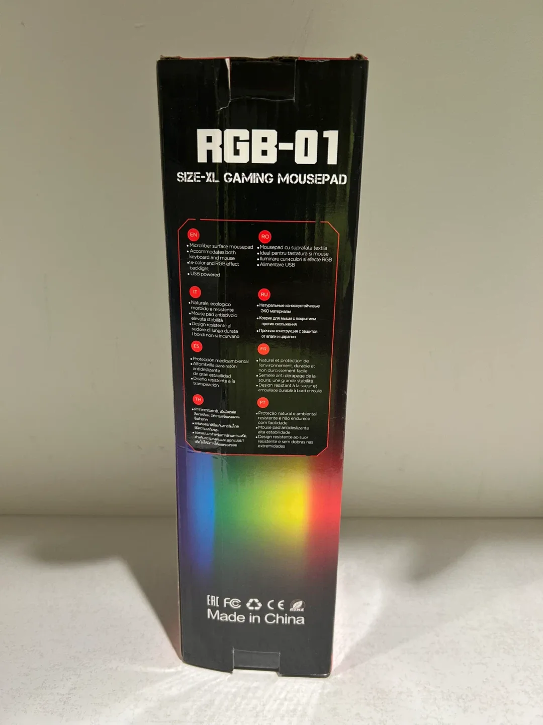 New RGB-01 Size-XL Gaming Mousepad image indicator(3)