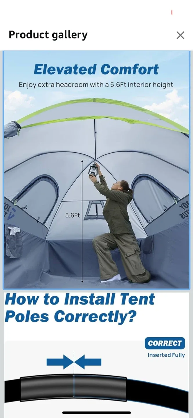 JOY TUTUS Truck Bed Tent - Spacious 2-Person Tent image indicator(7)