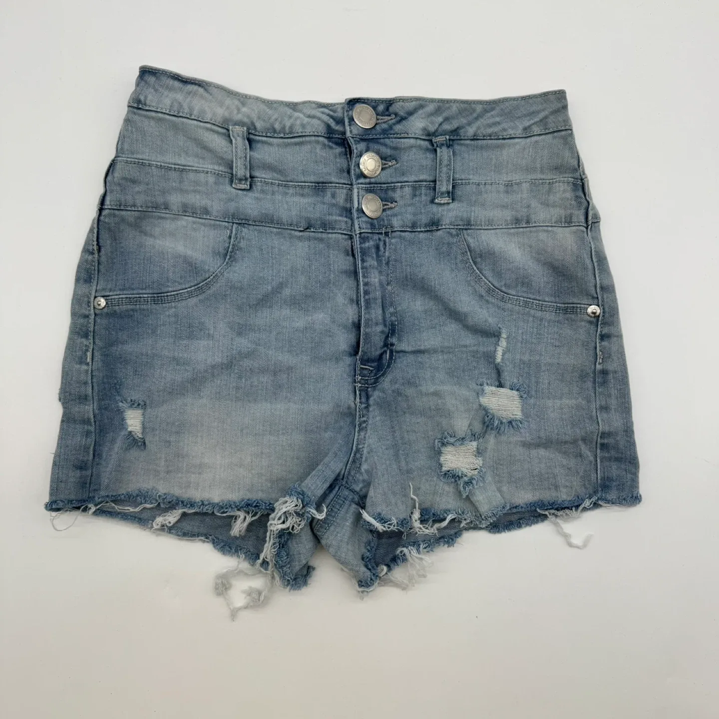 U2B Urban Basics Women's Distressed DenimShorts Size 7 thumbnail