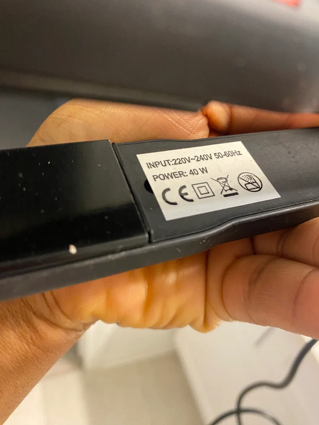 Nova Hair Straightener - Black & Red image indicator(3)