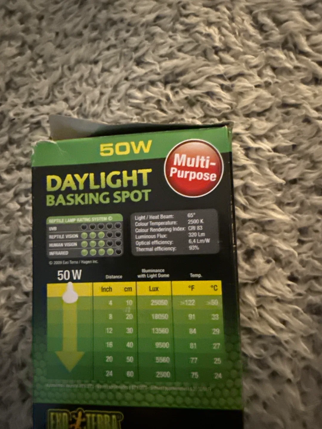 Exo Terra 50W Daylight Basking Spot Bulb image indicator(2)