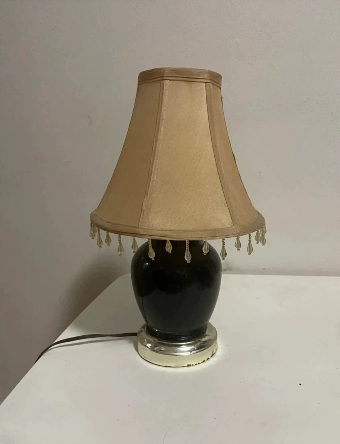 Table Lamp with Beige Shade image indicator(3)