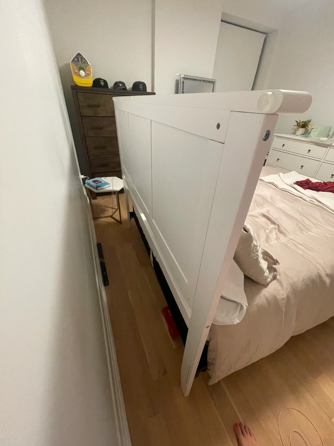 Headboard - Queen (White) - photo 4