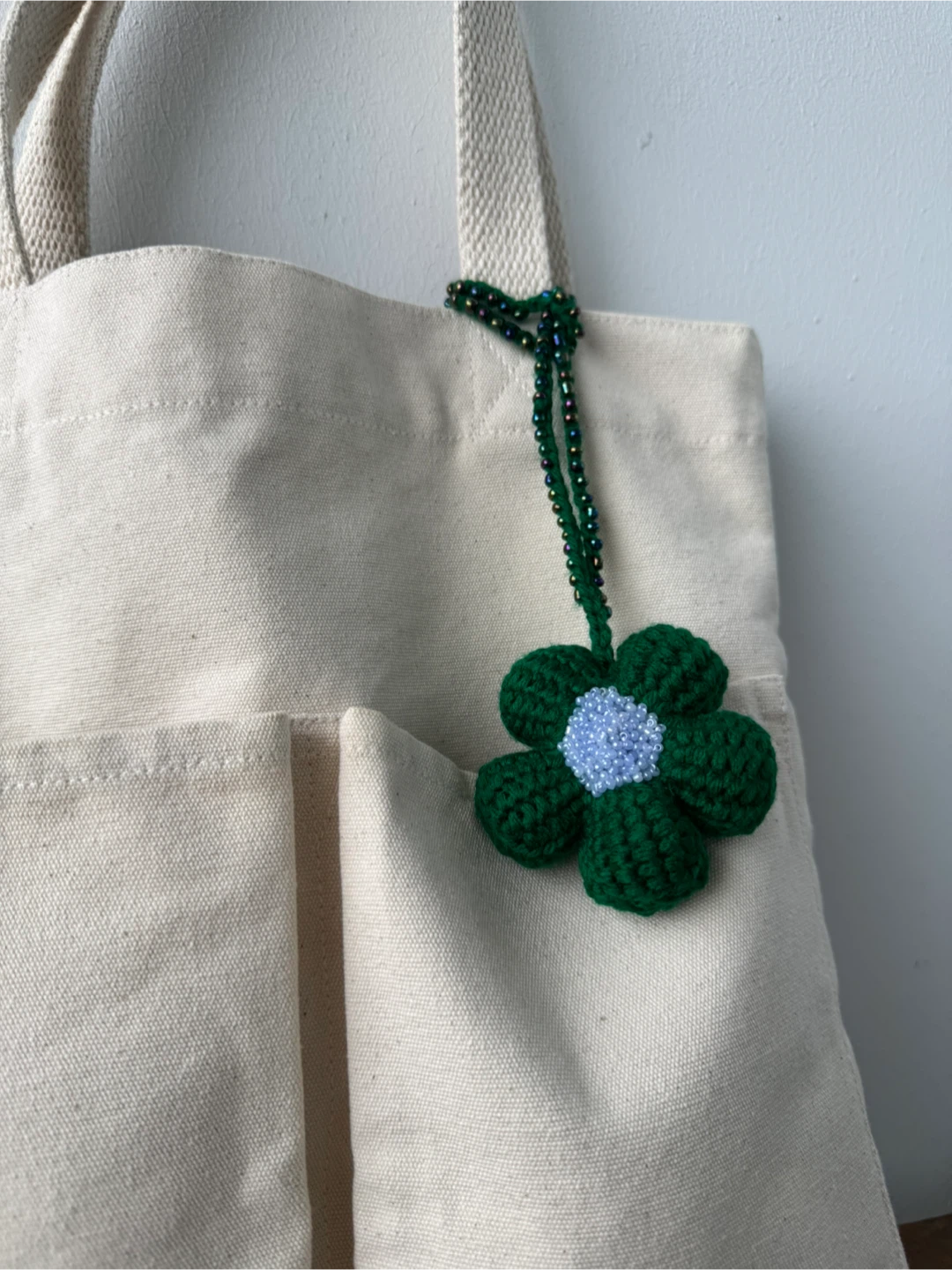 Handmade Crochet Flower pendant - photo 2