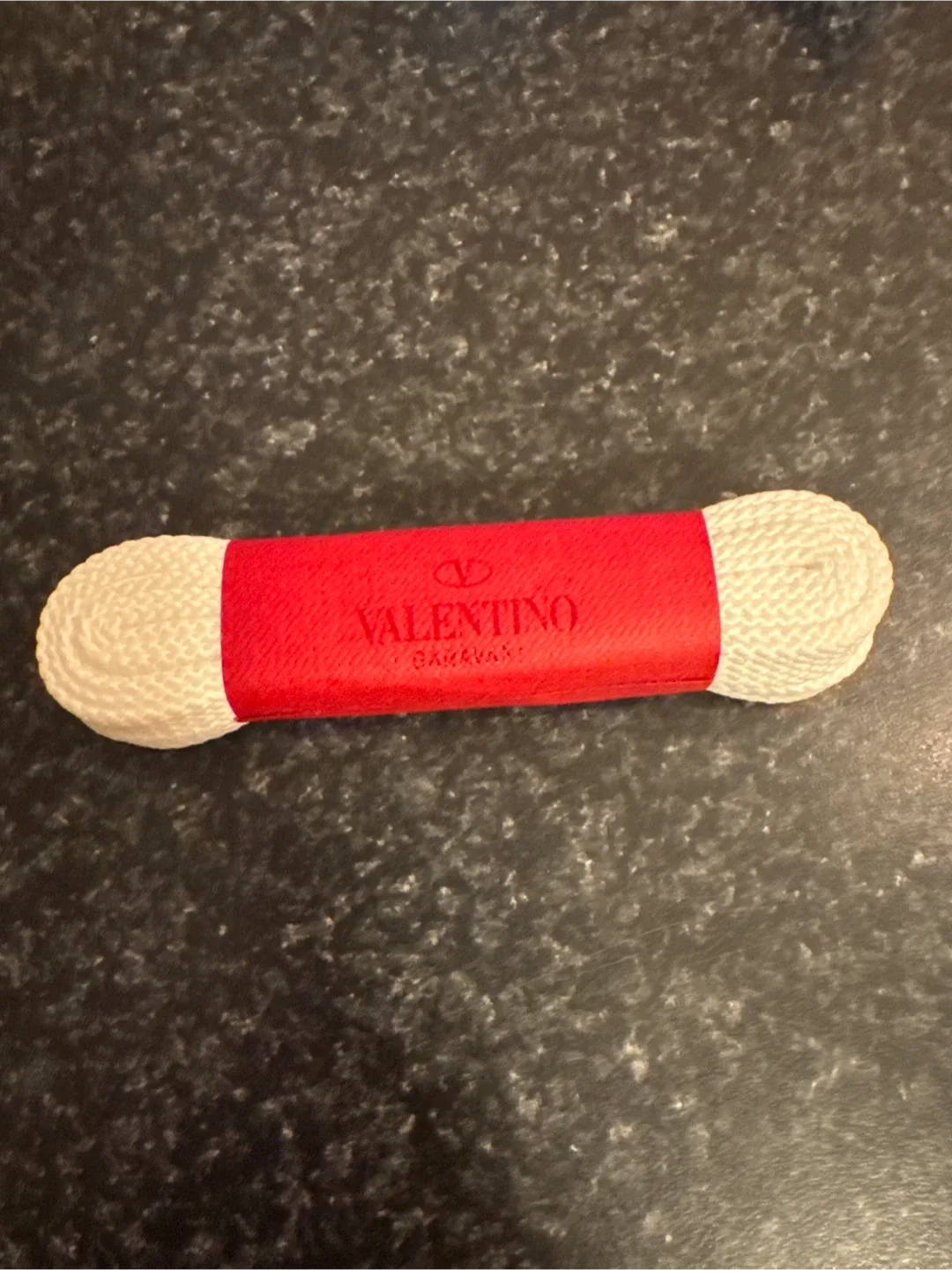 Valentino Garavani White Shoelaces - New thumbnail
