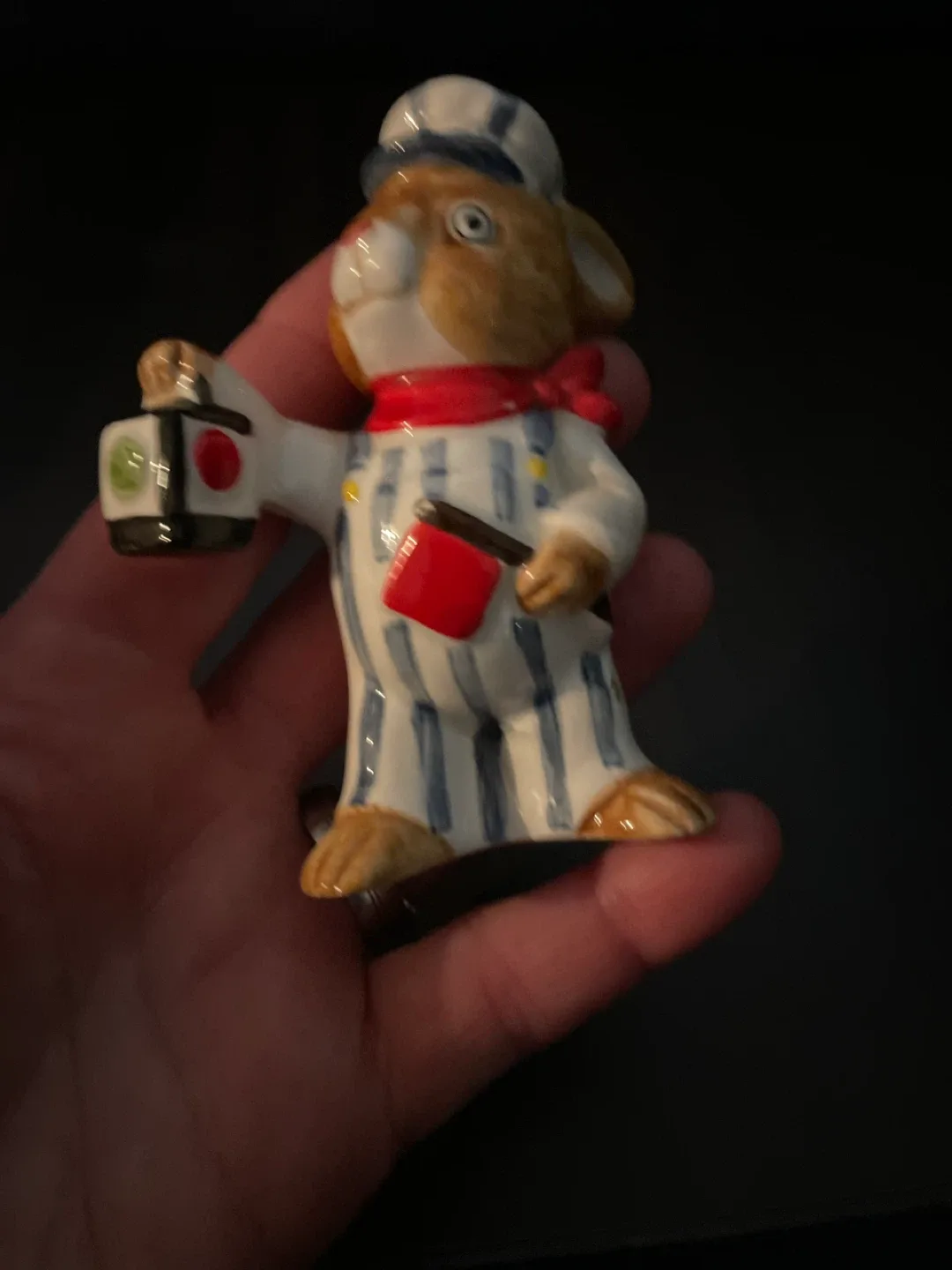 Vintage Japan Ceramic Rabbit Figurine image indicator(3)