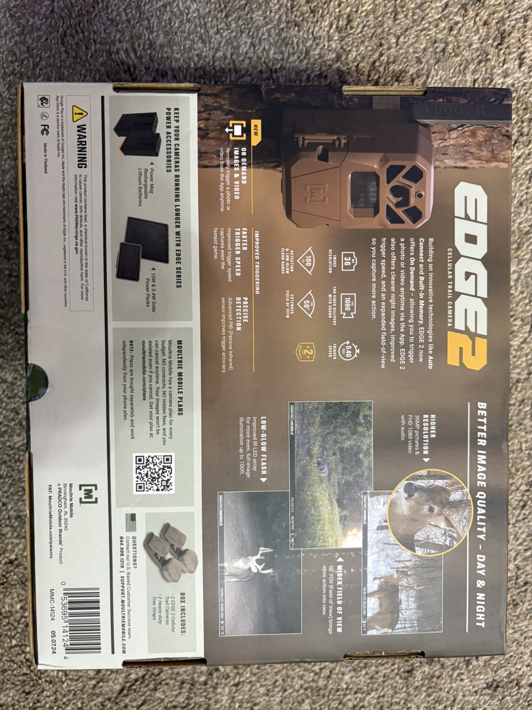 Moultrie Edge 2 Cellular Trail Camera 2-Pack Kit - photo 2
