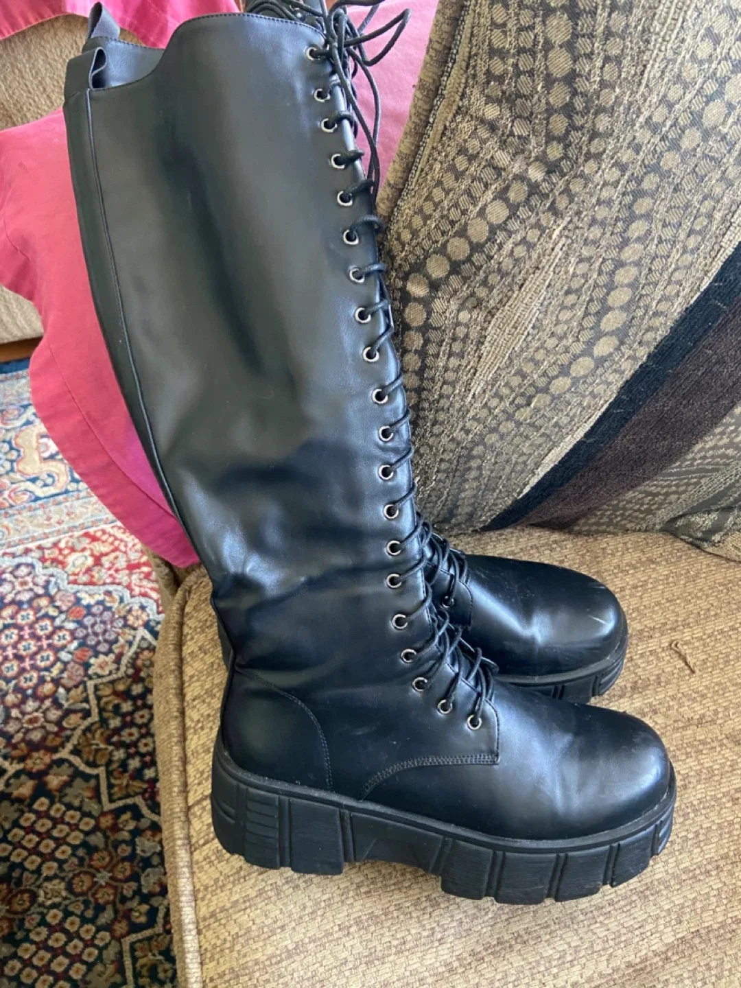 Pink Satin Dress image indicator(2)