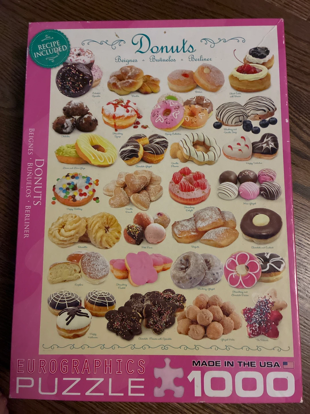 Eurographics Donuts 1000 Piece Puzzle