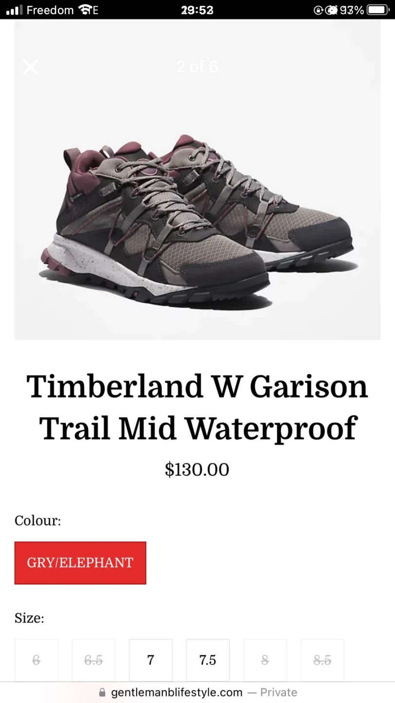 Timberland Garison Trail Mid Waterproof - US 6.5 - photo 5