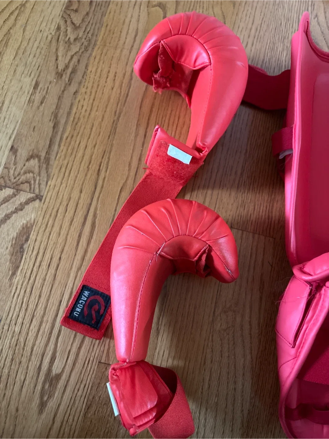 WKF Approved Karate Sparring Gear - Red, Small image indicator(3)