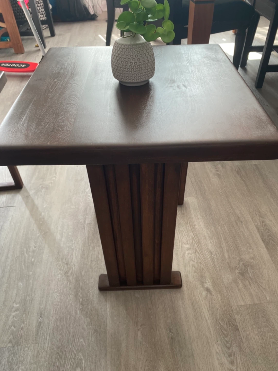 New American walnut finished solid maple coffee and end table. - photo 2
