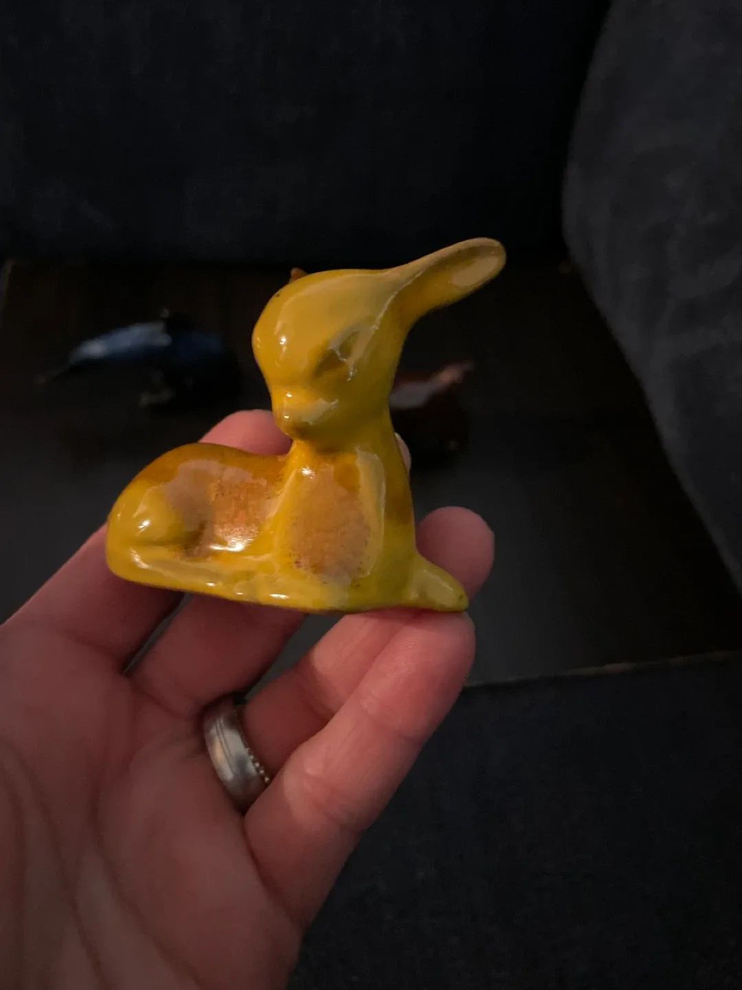 Ceramic Animal Figurines - Deer, Dog, Dolphin image indicator(4)