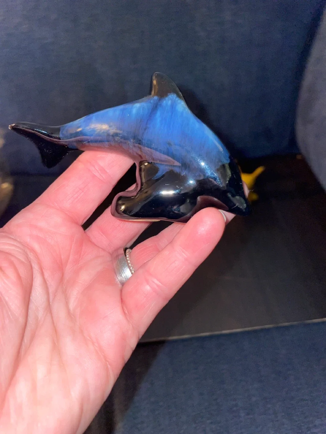 Ceramic Animal Figurines - Deer, Dog, Dolphin image indicator(2)