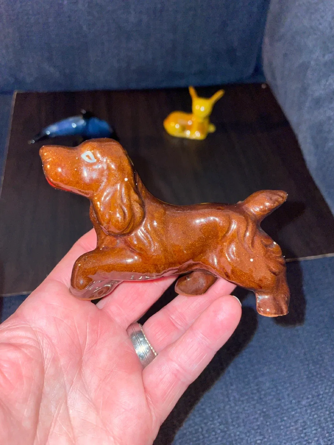 Ceramic Animal Figurines - Deer, Dog, Dolphin image indicator(3)