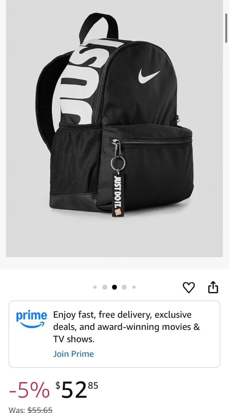 Nike Just Do It Mini Backpack image indicator(3)