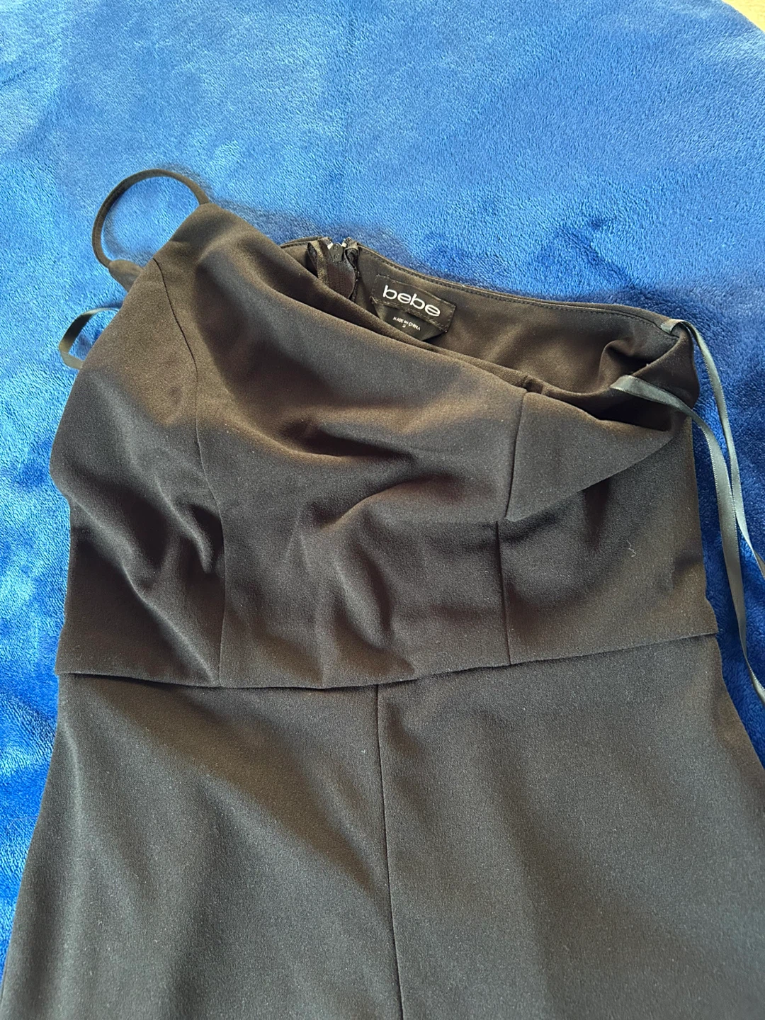 Bebe Black Jumpsuit Size-small - photo 2