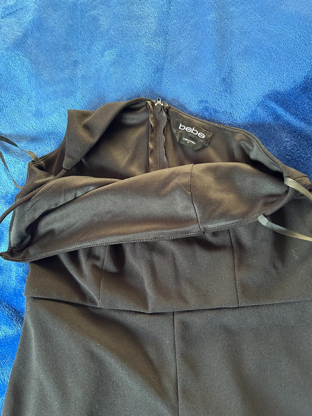Bebe Black Jumpsuit Size-small - photo 3