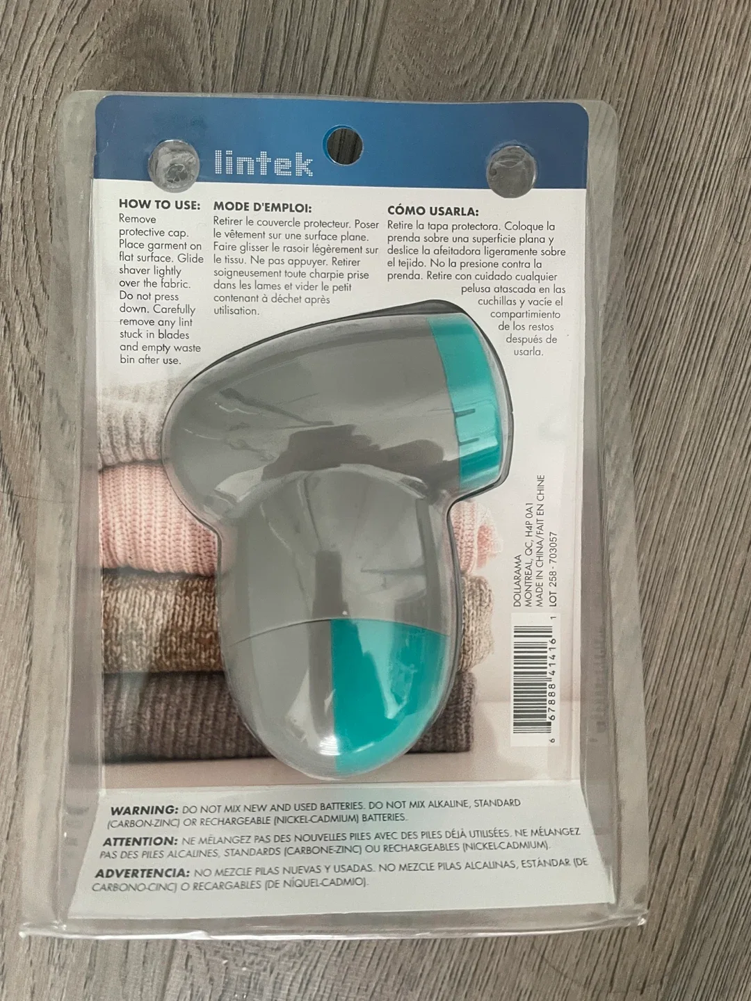 Lintek Fabric Shaver - Triple Blade image indicator(2)