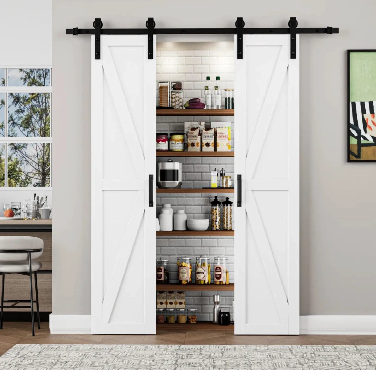 Win Stellar Barn Door with Installation Hardware Kit image indicator(4)