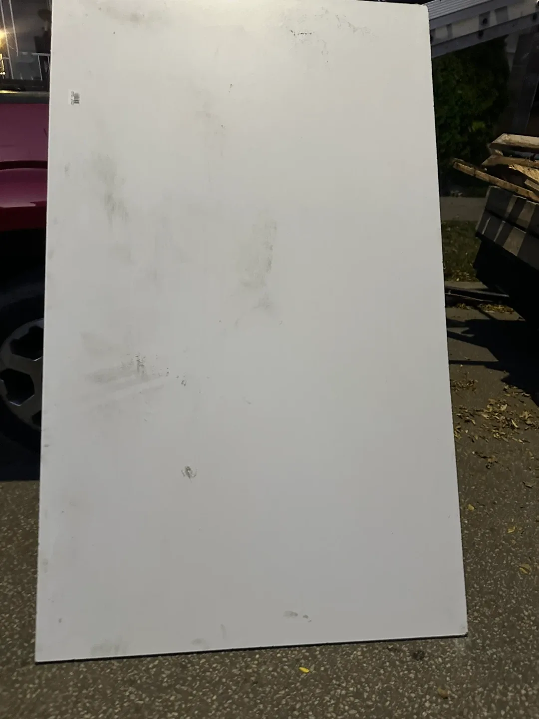 White 5/8" x 49" x 97" Panel image indicator(3)