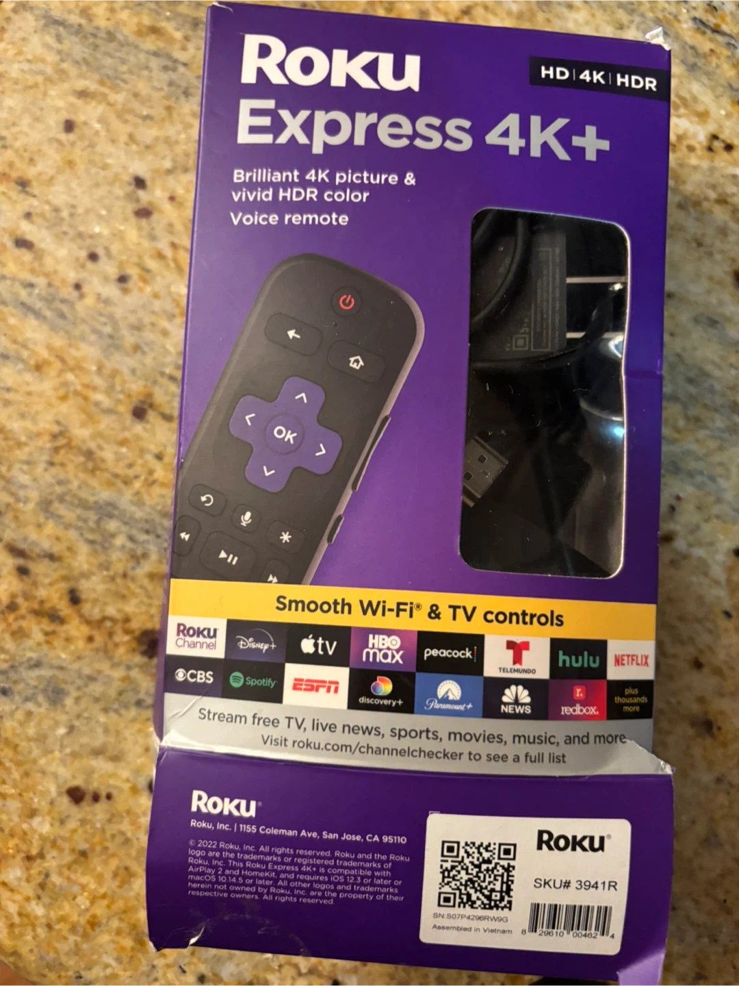 Roku Express 4K+ Streaming Device - New in Box!