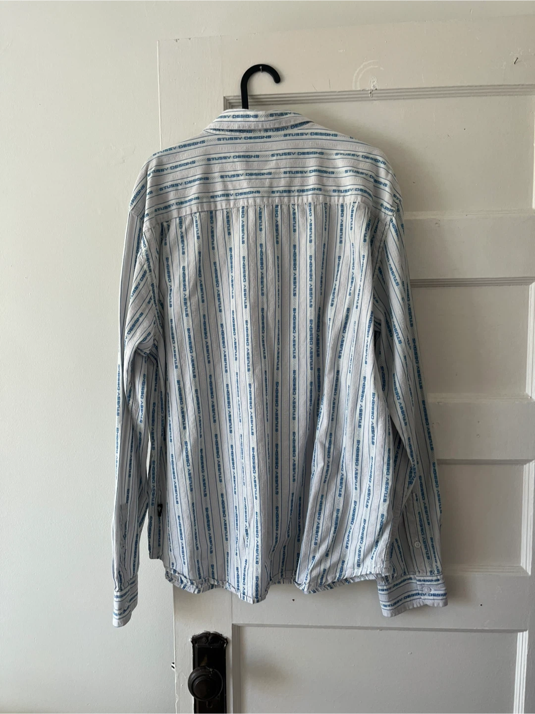 Stussy Logo Long Sleeve Button Up - photo 2