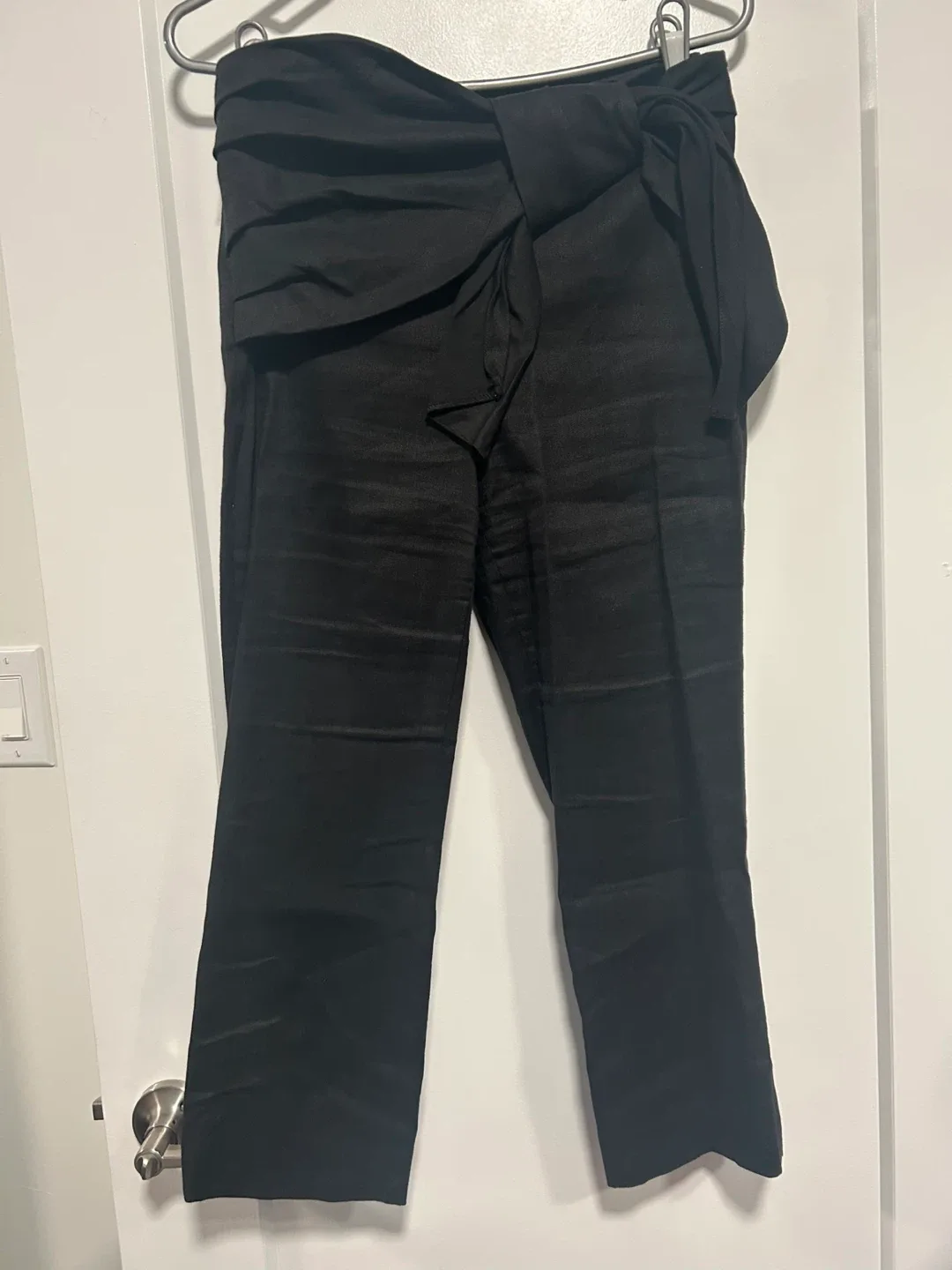 Black Tie Front Pants thumbnail