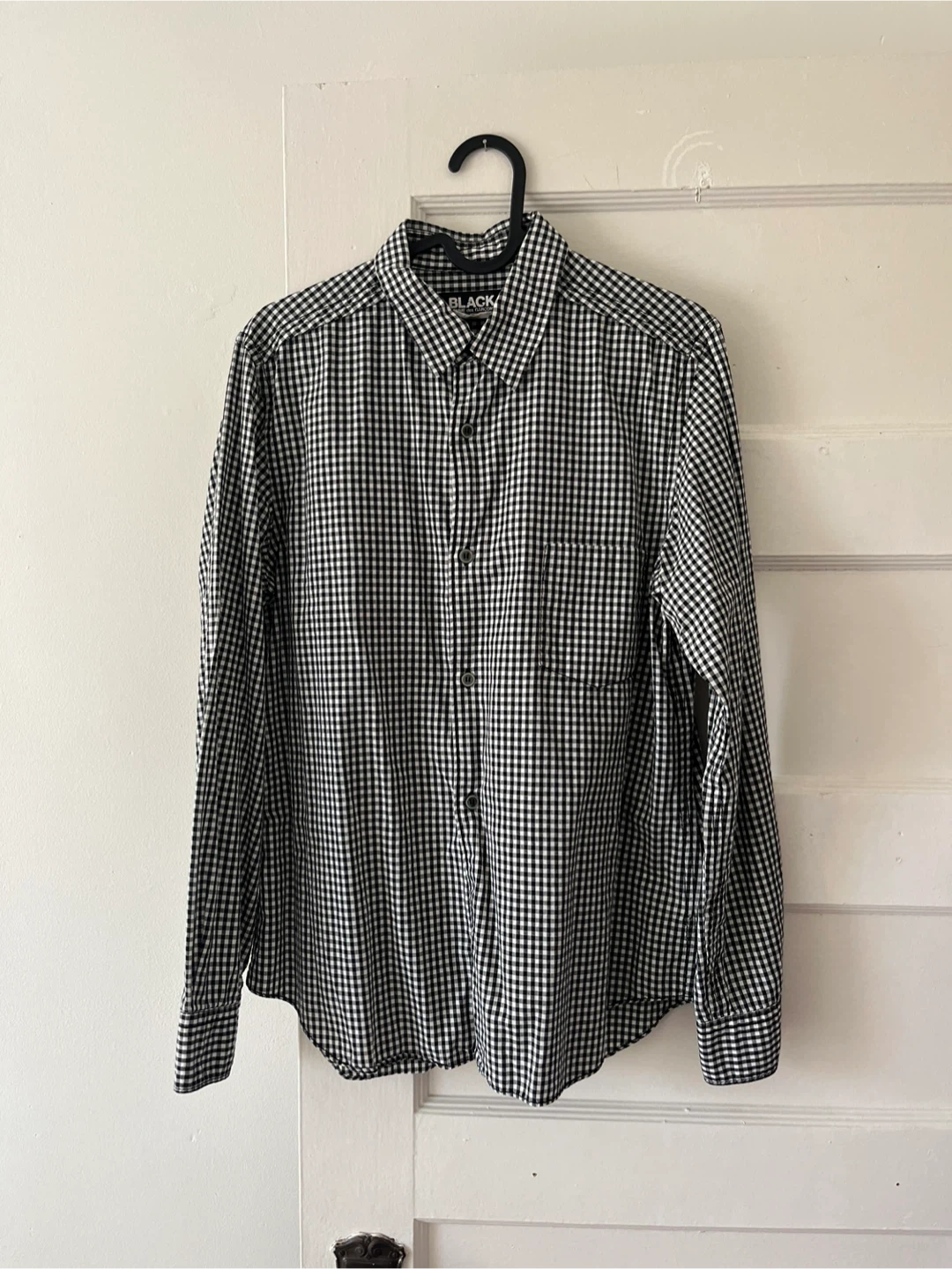 Comme des Garçons Black Gingham Check Shirt
