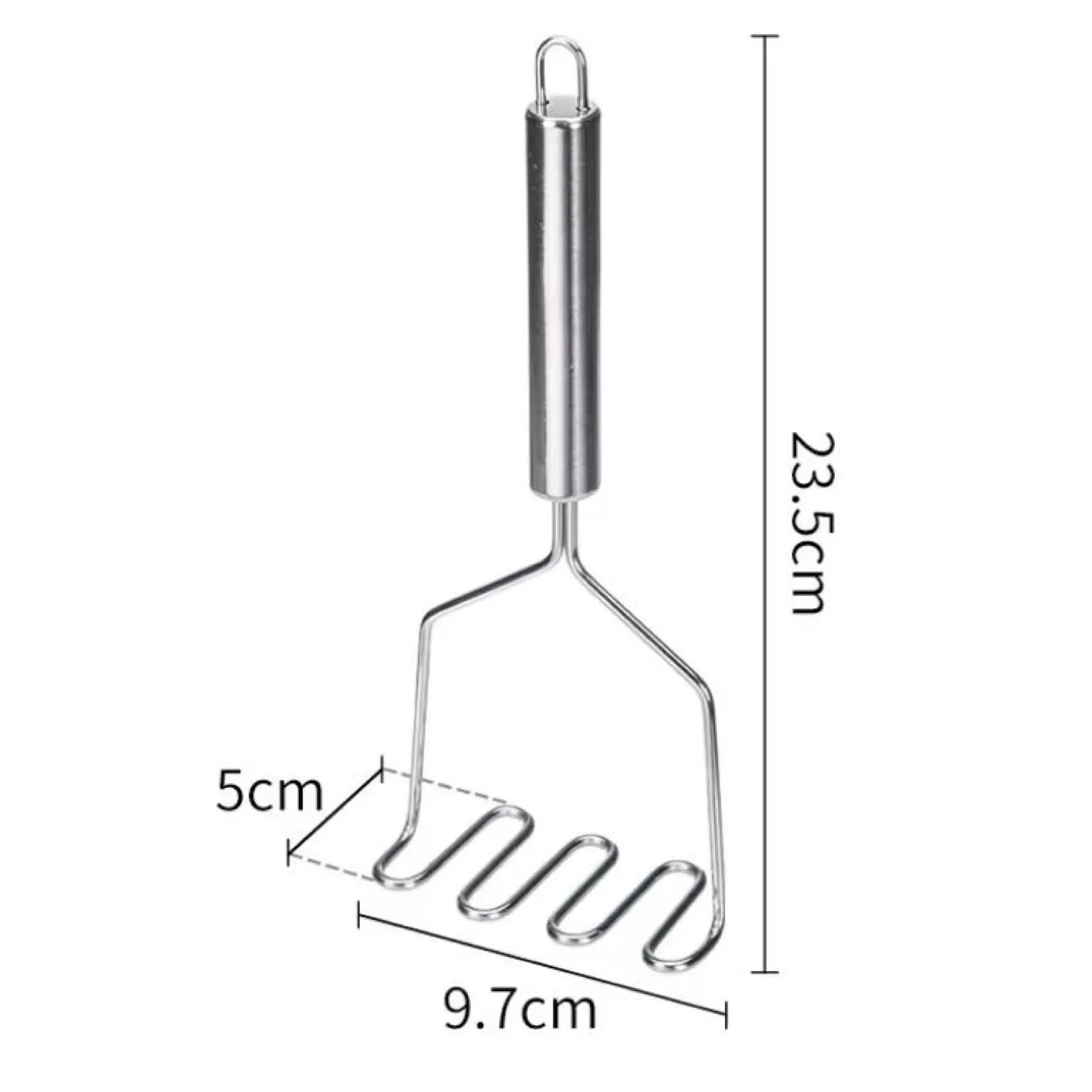 Stainless Steel Potato Masher image indicator(3)