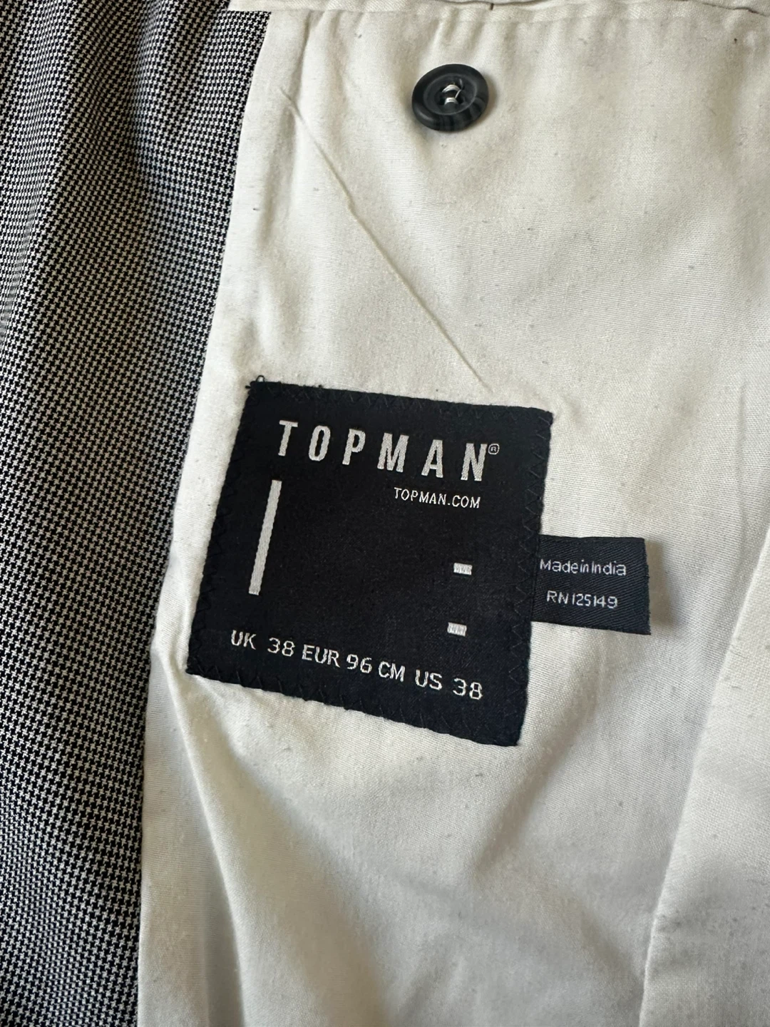 Topman Suit - Size US 38