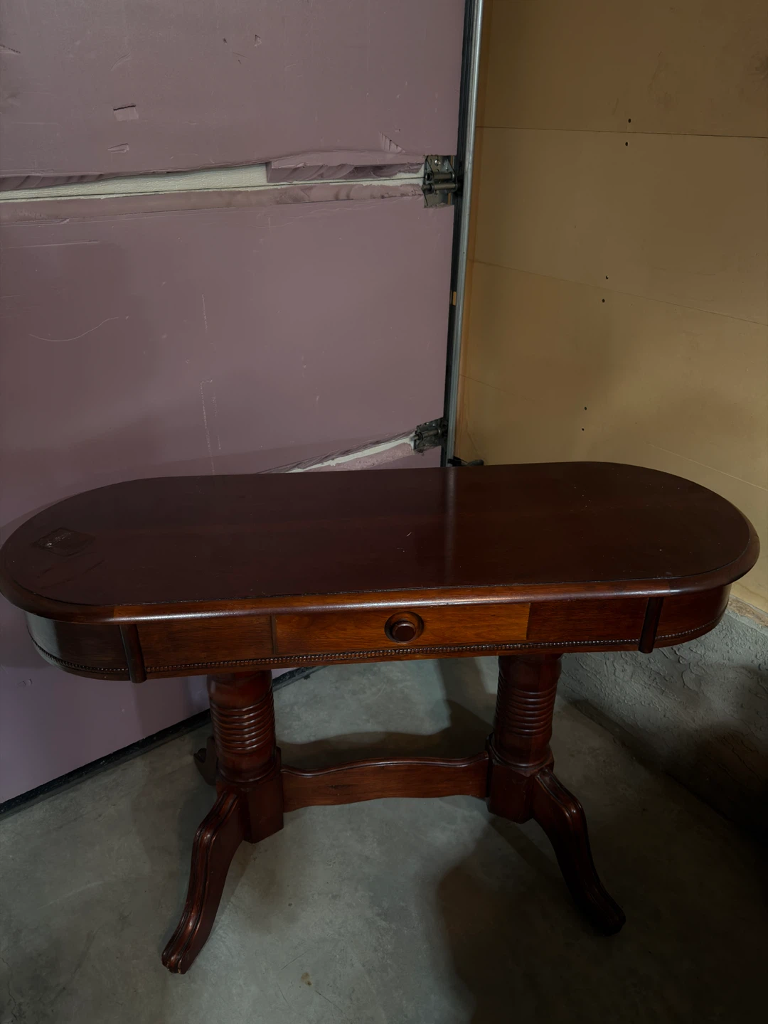 Antique Oval Accent Table