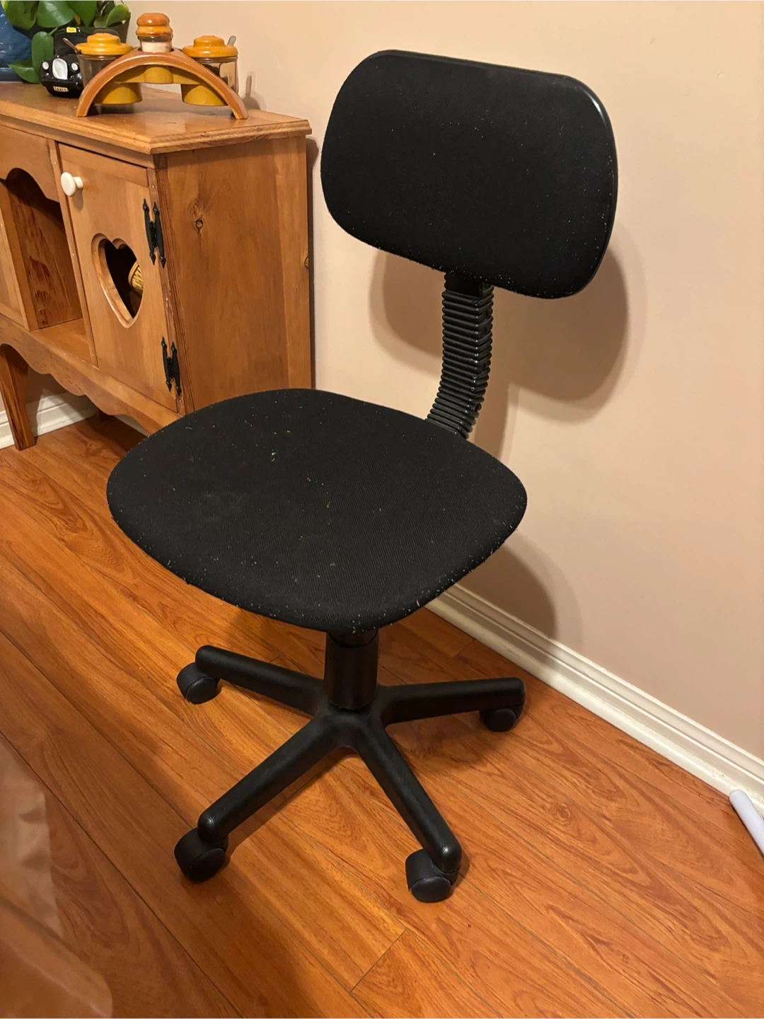 Black Office Chairs with height hydraulic (2 available) - photo 2