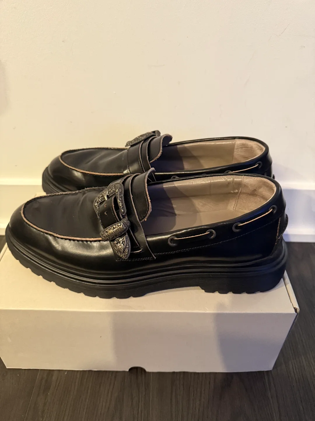 AllSaints Hanbury Loafer Black US 10/EU 43 image indicator(3)