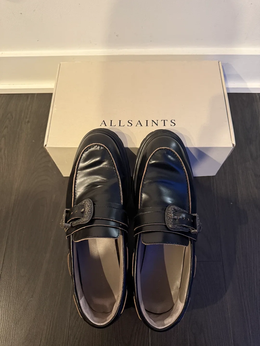 AllSaints Hanbury Loafer Black US 10/EU 43 image indicator(2)