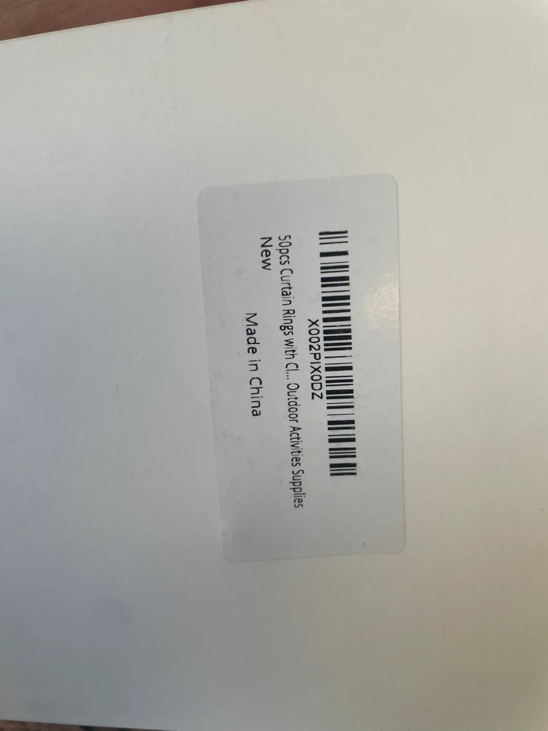 New 50pcs Curtain Rings with Clip image indicator(4)