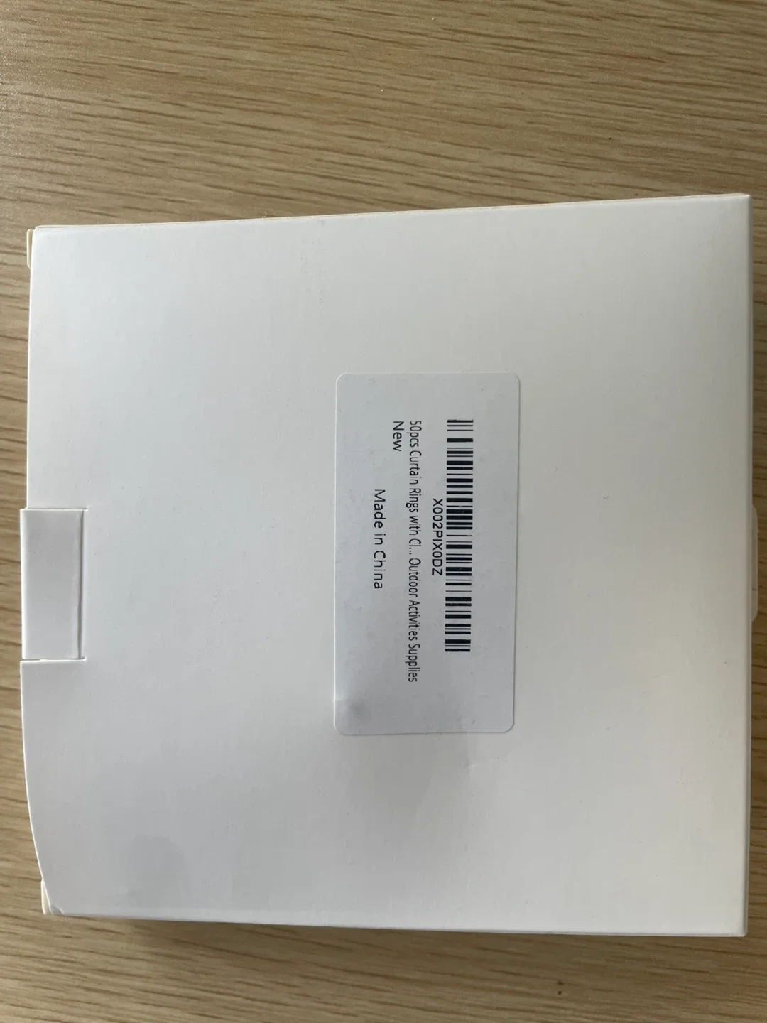 New 50pcs Curtain Rings with Clip image indicator(3)