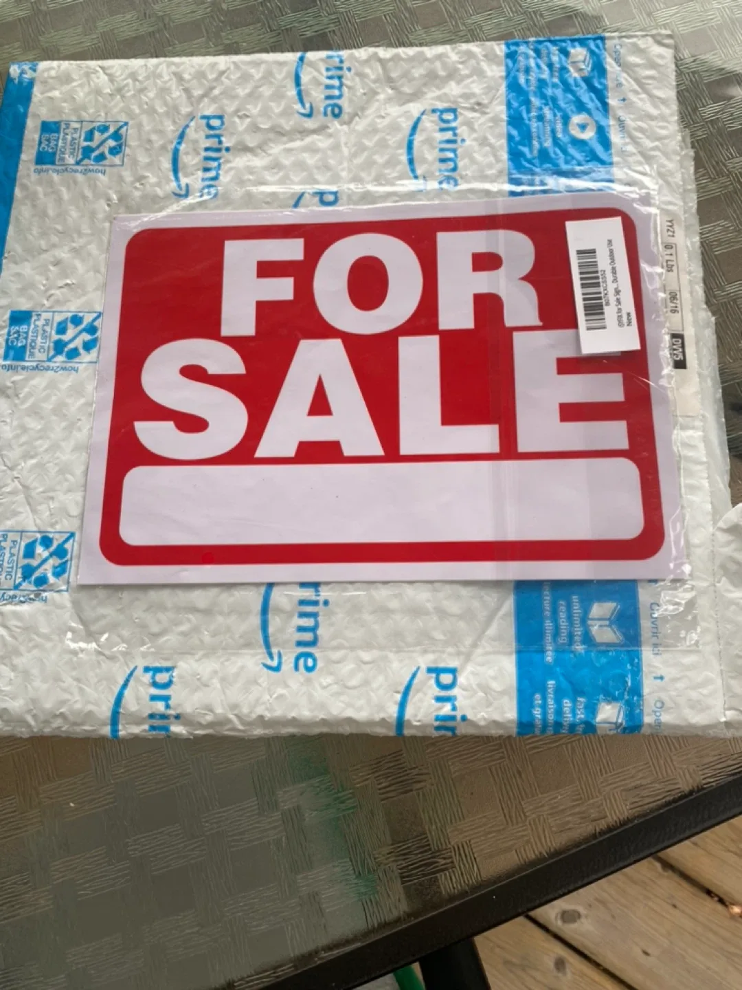 New 'For Sale' Sign - Durable Outdoor Use thumbnail