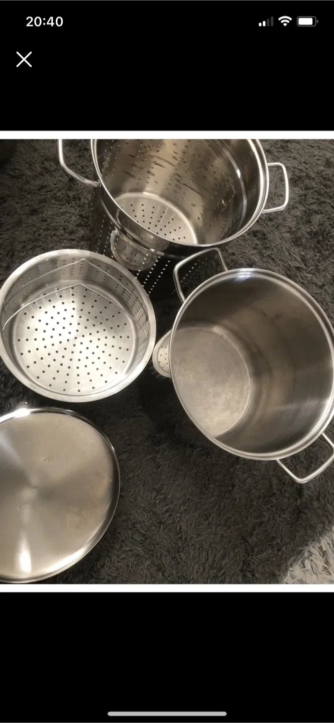 Stainless Steel Steamer Pot Set thumbnail