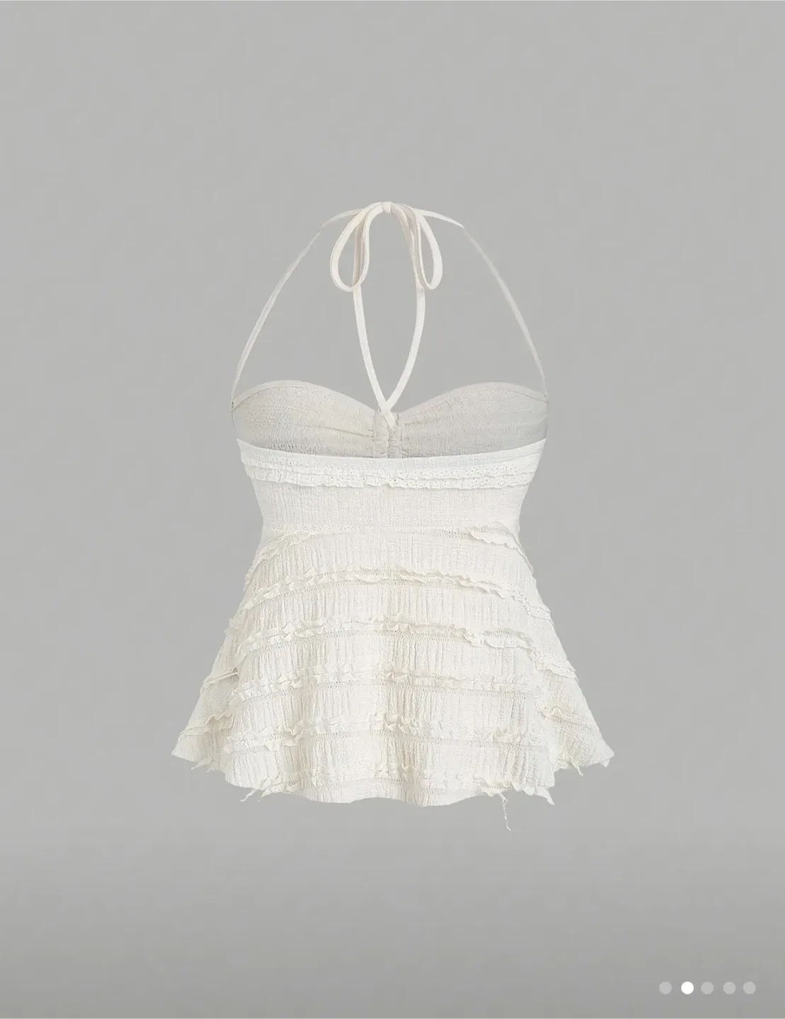White Halter Top image indicator(2)